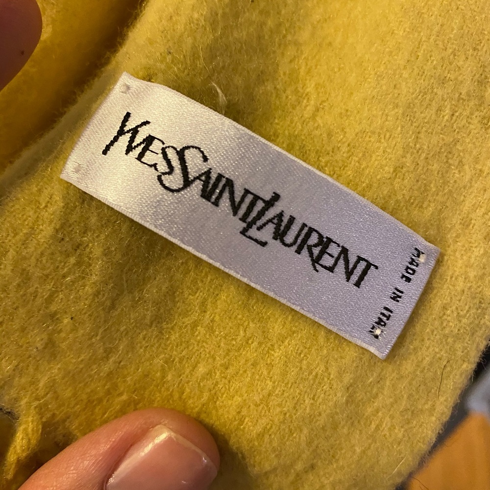 YSL yellow scarf for sale.